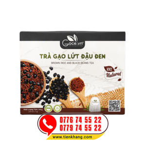 Trà Gạo Lứt Đậu Đen Túi Lọc Goce - Hộp (140gram/20 túi)